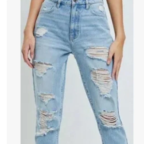 PacSun Distressed Mom Jeans - Picture 2 of 9